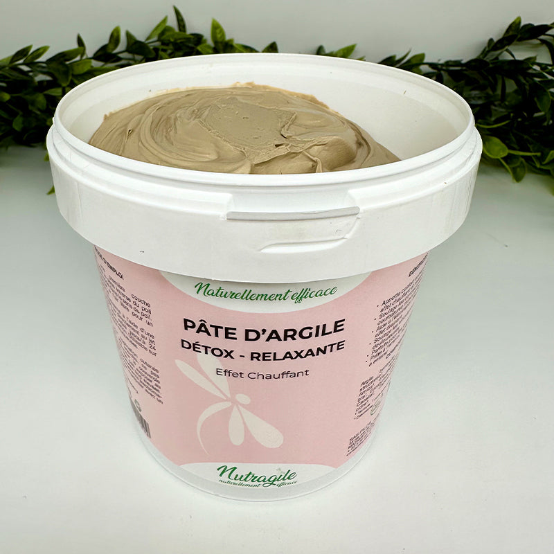 Pâte d’argile, Detox, relaxante 1,5 kg ￼