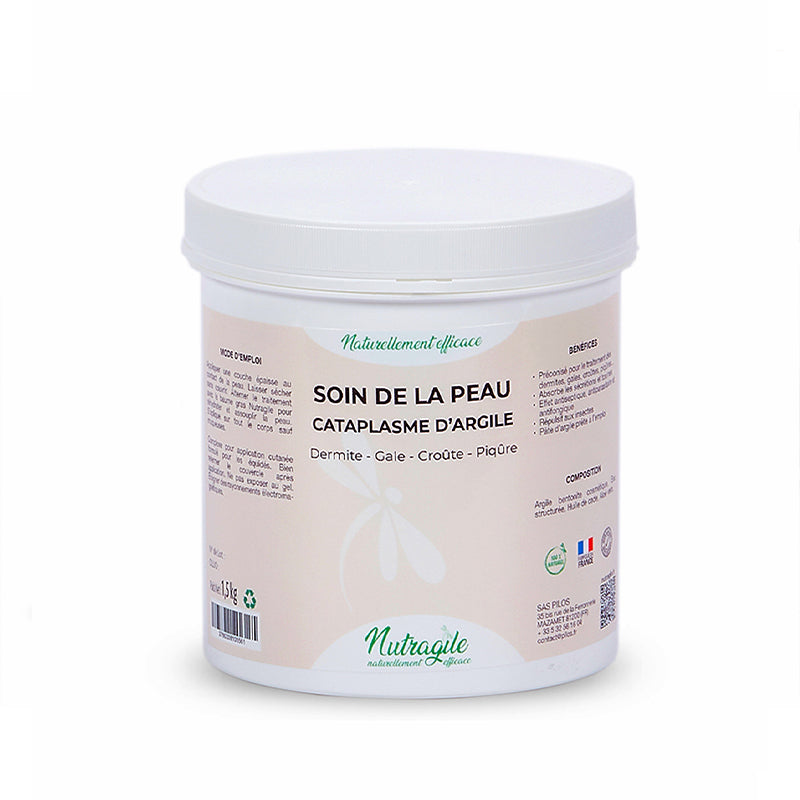 Pâte d’argile, soin de la peau 0,750 kg