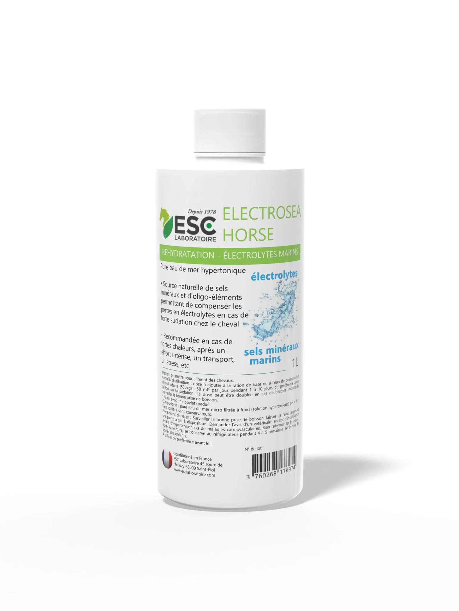 ELECTROSEA cheval – Réhydratation électrolytes marins